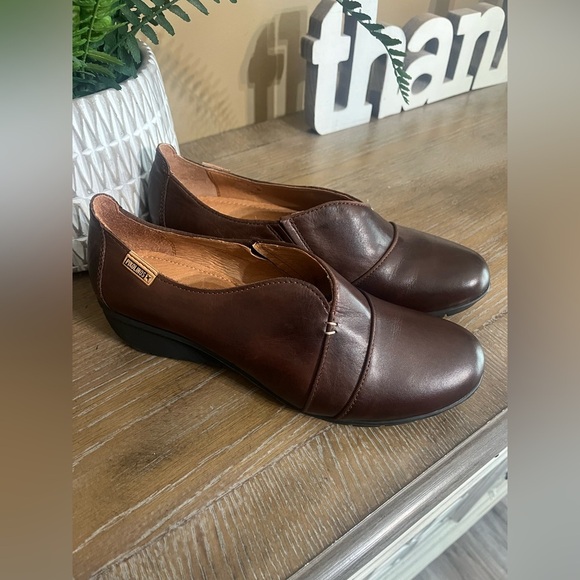 PIKOLINOS Dark Brown Leather Clogs Size 8.5 - Picture 4 of 13